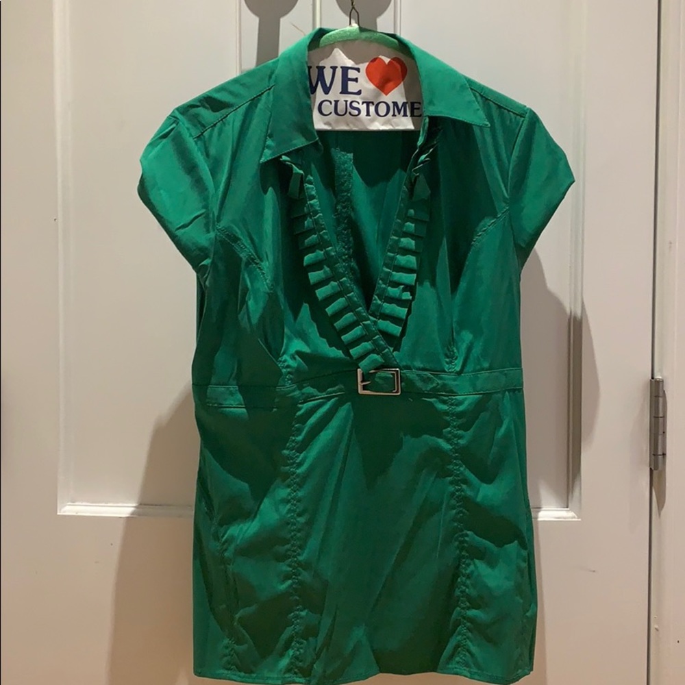 Express s/a collared work shirt